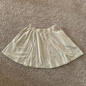 Tan/Cream Skater Skirt